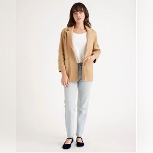 Quince Cotton Camel Blazer